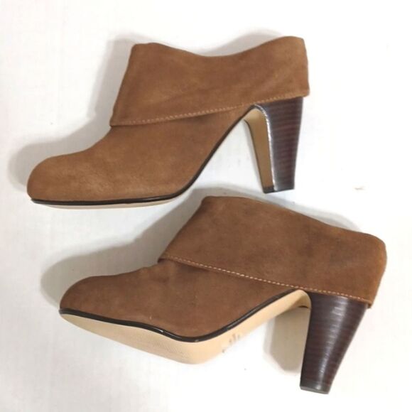 Steve Madden P-Jan brown suede booties  Size 10 - Picture 3 of 9